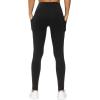 imageTHE GYM PEOPLE Thick High Waist Yoga Pants with Pockets Tummy Control Workout Running Yoga Leggings for WomenBlack