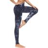 imageTHE GYM PEOPLE Thick High Waist Yoga Pants with Pockets Tummy Control Workout Running Yoga Leggings for WomenBlackDark GreyWhite