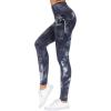 imageTHE GYM PEOPLE Thick High Waist Yoga Pants with Pockets Tummy Control Workout Running Yoga Leggings for WomenBlackDark GreyWhite