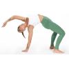 imageTHE GYM PEOPLE Thick High Waist Yoga Pants with Pockets Tummy Control Workout Running Yoga Leggings for WomenLight Green