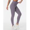imageTHE GYM PEOPLE Thick High Waist Yoga Pants with Pockets Tummy Control Workout Running Yoga Leggings for WomenVintage Purple
