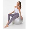 imageTHE GYM PEOPLE Thick High Waist Yoga Pants with Pockets Tummy Control Workout Running Yoga Leggings for WomenVintage Purple