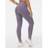 imageTHE GYM PEOPLE Thick High Waist Yoga Pants with Pockets Tummy Control Workout Running Yoga Leggings for WomenVintage Purple