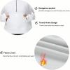 imageTHE GYM PEOPLE Womens Half Zip Pullover Fleece Stand Collar Crop Sweatshirt with Pockets Thumb HoleWhite