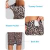 imageTHE GYM PEOPLE Womens High Waist Tummy Control Pencil Skirts Stretchy Bodycon Midi Skirt Below Knee with Back SlitLeopard