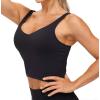 imageTHE GYM PEOPLE Womens Sports Bra Longline Wirefree Padded with Medium SupportBlack
