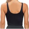 imageTHE GYM PEOPLE Womens Sports Bra Longline Wirefree Padded with Medium SupportBlack