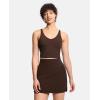 imageTHE GYM PEOPLE Womens Sports Bra Longline Wirefree Padded with Medium SupportBrown