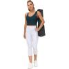 imageTHE GYM PEOPLE Womens Sports Bra Longline Wirefree Padded with Medium SupportDark Blue Green