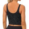 imageTHE GYM PEOPLE Womens Sports Bra Longline Wirefree Padded with Medium SupportGraffiti