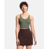 imageTHE GYM PEOPLE Womens Sports Bra Longline Wirefree Padded with Medium SupportOlive Green