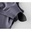 imageTHE GYM PEOPLE Womens Sports Bra Longline Wirefree Padded with Medium SupportVintage Purple