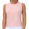 imageTHE GYM PEOPLE Womens Workout Tops in Ice Silk Quick Dry SleevelessPink