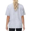 imageTHE GYM PEOPLE Womens Casual Oversized TShirts Summer Crewneck Short Sleeve Workout Basic Tee TopsHeather Grey