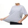 imageTHE GYM PEOPLE Womens Casual Oversized TShirts Summer Crewneck Short Sleeve Workout Basic Tee TopsHeather Grey