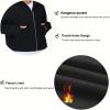 imageTHE GYM PEOPLE Womens FullZip Up Hoodies Jacket Fleece Workout Crop Tops Sweatshirts with Pockets Thumb HoleBlack