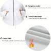 imageTHE GYM PEOPLE Womens FullZip Up Hoodies Jacket Fleece Workout Crop Tops Sweatshirts with Pockets Thumb HoleWhite