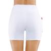 imageTHE GYM PEOPLE Womens High Waist Workout Shorts Breathable Dolphin Split Elastic Lounge Yoga ShortsWhite