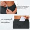 imageTHE GYM PEOPLE Womens High Waisted Worktout Shorts Quick Dry Running Athletic Shorts with Mesh Liner Zipper PocketCharcoal Grey