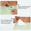 imageTHE GYM PEOPLE Womens High Waisted Worktout Shorts Quick Dry Running Athletic Shorts with Mesh Liner Zipper PocketPale Green