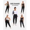 imageTHE GYM PEOPLE Womens Joggers Pants Lightweight Athletic Leggings Tapered Lounge Pants for Workout Yoga RunningBlack