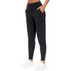 imageTHE GYM PEOPLE Womens Joggers Pants Lightweight Athletic Leggings Tapered Lounge Pants for Workout Yoga RunningBlack