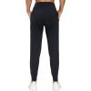 imageTHE GYM PEOPLE Womens Joggers Pants Lightweight Athletic Leggings Tapered Lounge Pants for Workout Yoga RunningBlack