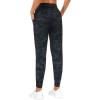 imageTHE GYM PEOPLE Womens Joggers Pants Lightweight Athletic Leggings Tapered Lounge Pants for Workout Yoga RunningBlackgrey Camo