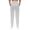 imageTHE GYM PEOPLE Womens Joggers Pants Lightweight Athletic Leggings Tapered Lounge Pants for Workout Yoga RunningBright Grey