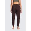 imageTHE GYM PEOPLE Womens Joggers Pants Lightweight Athletic Leggings Tapered Lounge Pants for Workout Yoga RunningBrown