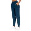 imageTHE GYM PEOPLE Womens Joggers Pants Lightweight Athletic Leggings Tapered Lounge Pants for Workout Yoga RunningDark Blue Green