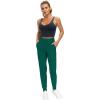 imageTHE GYM PEOPLE Womens Joggers Pants Lightweight Athletic Leggings Tapered Lounge Pants for Workout Yoga RunningDark Green