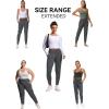 imageTHE GYM PEOPLE Womens Joggers Pants Lightweight Athletic Leggings Tapered Lounge Pants for Workout Yoga RunningDark Grey