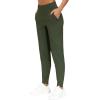 imageTHE GYM PEOPLE Womens Joggers Pants Lightweight Athletic Leggings Tapered Lounge Pants for Workout Yoga RunningDark Olive