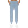 imageTHE GYM PEOPLE Womens Joggers Pants Lightweight Athletic Leggings Tapered Lounge Pants for Workout Yoga RunningDenim Blue
