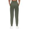 imageTHE GYM PEOPLE Womens Joggers Pants Lightweight Athletic Leggings Tapered Lounge Pants for Workout Yoga RunningOlive Green