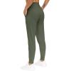 imageTHE GYM PEOPLE Womens Joggers Pants Lightweight Athletic Leggings Tapered Lounge Pants for Workout Yoga RunningOlive Green