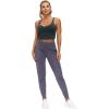 imageTHE GYM PEOPLE Womens Joggers Pants Lightweight Athletic Leggings Tapered Lounge Pants for Workout Yoga RunningVintage Purple