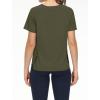 imageTHE GYM PEOPLE Womens Short Sleeve Workout Shirts Breathable Yoga TShirts with Side Slits Athletic Tee TopsArmy Green