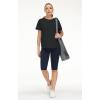 imageTHE GYM PEOPLE Womens Short Sleeve Workout Shirts Breathable Yoga TShirts with Side Slits Athletic Tee TopsDark Grey