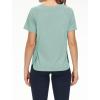 imageTHE GYM PEOPLE Womens Short Sleeve Workout Shirts Breathable Yoga TShirts with Side Slits Athletic Tee TopsLight Green