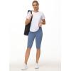 imageTHE GYM PEOPLE Womens Workout TShirts Loose Fit Short Sleeve Cotton Running Basic Tee Tops with Split HemWhite