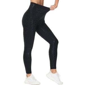 imageTHE GYM PEOPLE Womens Joggers Pants Lightweight Athletic Leggings Tapered Lounge Pants for Workout Yoga RunningBlack Leopard