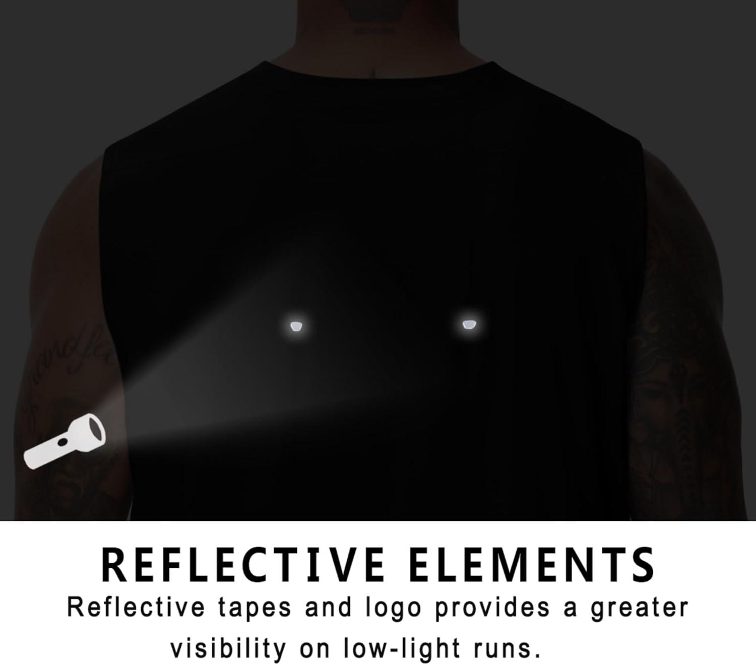 imageTHE GYM PEOPLE Mens Workout Tank Top UPF 50 Sleeveless Quick Dry Athletic Shirts Casual Running Muscle ShirtsBlack