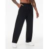 imageTHE GYM PEOPLE Mens Baggy Fleece Workout Sweatpants with Pockets Drawstring Lounge Athletic Running PantsBlack
