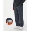 imageTHE GYM PEOPLE Mens Baggy Fleece Workout Sweatpants with Pockets Drawstring Lounge Athletic Running PantsDark Heather Grey