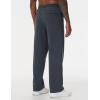 imageTHE GYM PEOPLE Mens Baggy Fleece Workout Sweatpants with Pockets Drawstring Lounge Athletic Running PantsDark Heather Grey