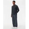 imageTHE GYM PEOPLE Mens Baggy Fleece Workout Sweatpants with Pockets Drawstring Lounge Athletic Running PantsDark Heather Grey