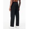 imageTHE GYM PEOPLE Mens Baggy Sweatpants Lightweight Lounge Open Bottom Athletic Workout Pants with PocketsBlack