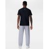 imageTHE GYM PEOPLE Mens Baggy Sweatpants Lightweight Lounge Open Bottom Athletic Workout Pants with PocketsGrey